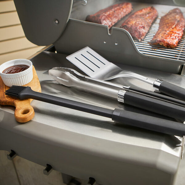 Weber Precision 3-Piece Barbecue Tool Set lifestyle 2