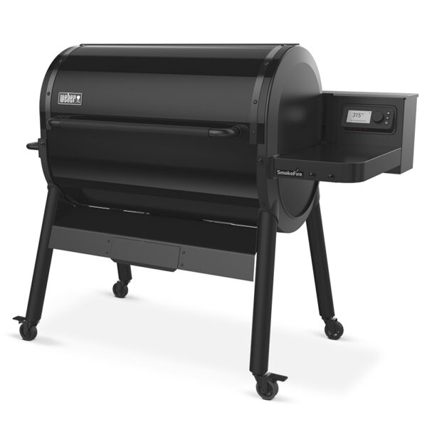 Weber SmokeFire EPX6 Wood Pellet Grill, Stealth Edition offset 1