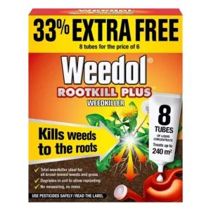 Weedol Rootkill Plus Weedkiller Tubes 8 tubes pack