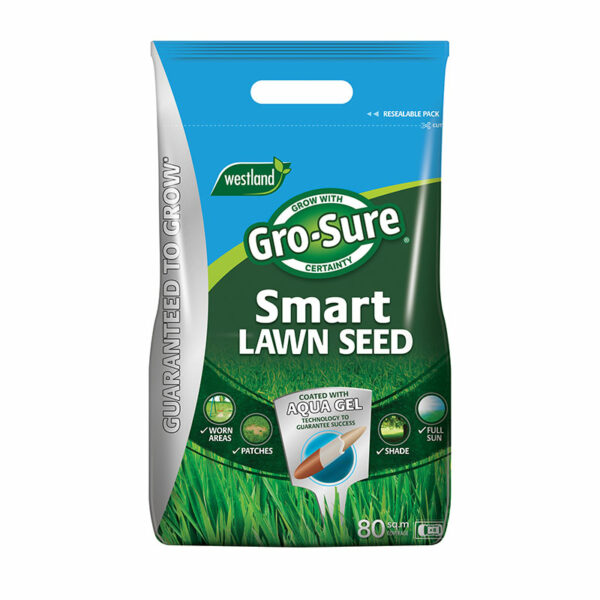 A 3.2kg bag of Westland Gro-Sure Smart Lawn Seed.