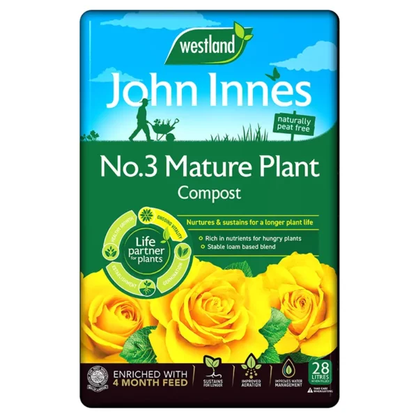Westland John Innes Peat Free No.3 Mature Plant Compost (28 litres)