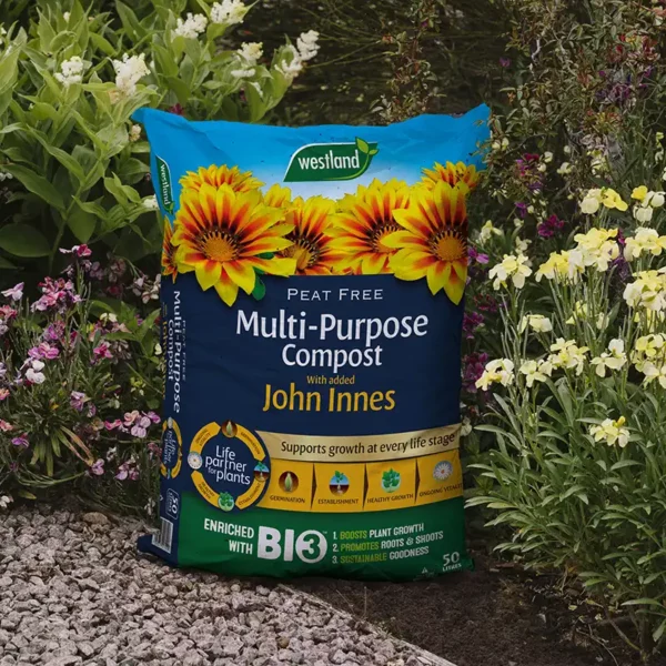 Westland Peat Free Multi-Purpose Compost with added John Innes (50 litres) on soil
