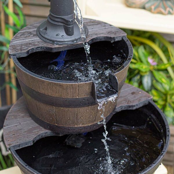 La Hacienda Whiskey Bowls Water feature inside the bowls lifestyle image