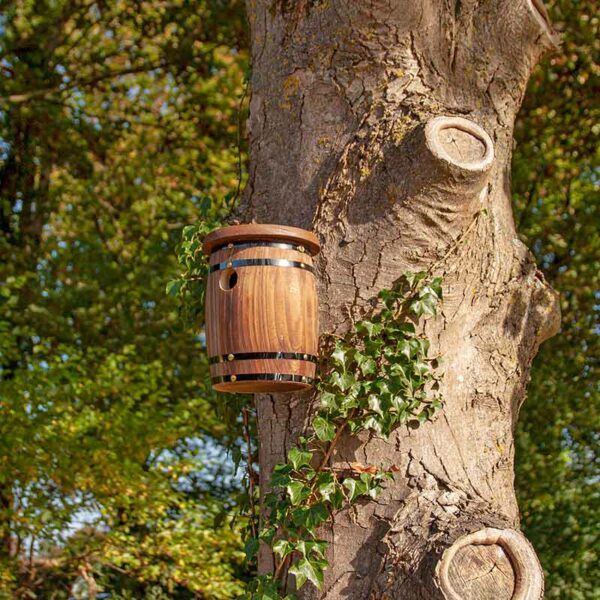 Wildlife World Barrel Bird Nester on tree