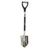 Wilkinson Sword Ultralight Digging Spade. The spade is highly reflective with a black handle.