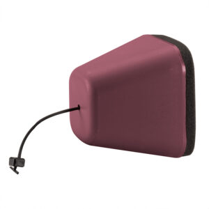 A burgundy Winter Protection Anti-Freeze Tap Cover. The cover is conical with a black rubber cord for tightening.