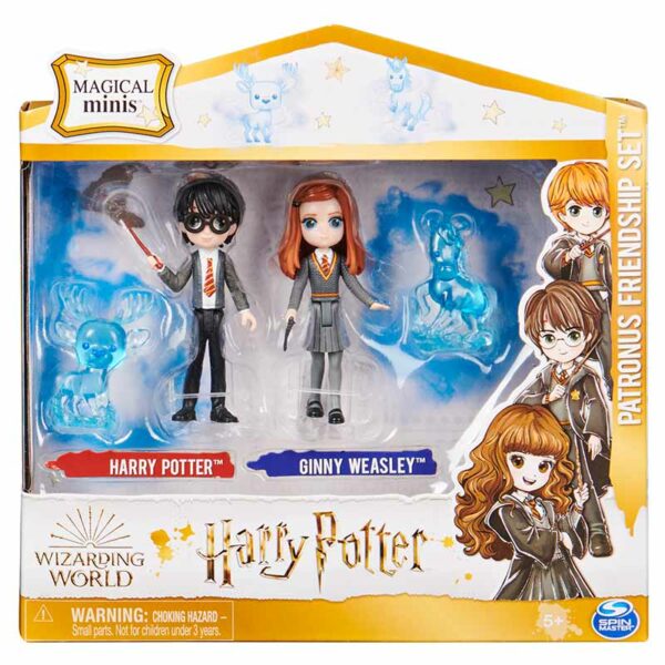 Wizarding World, Magical Minis Harry Potter and Ginny Weasley Patronus Friendship Set, Ages 5+ packshot