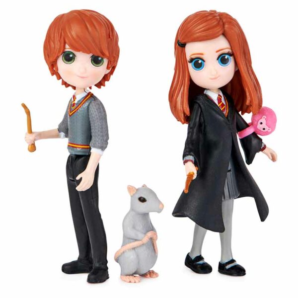 Wizarding World, Magical Minis Ron and Ginny Weasley Friendship Set, Ages 5+ grouped