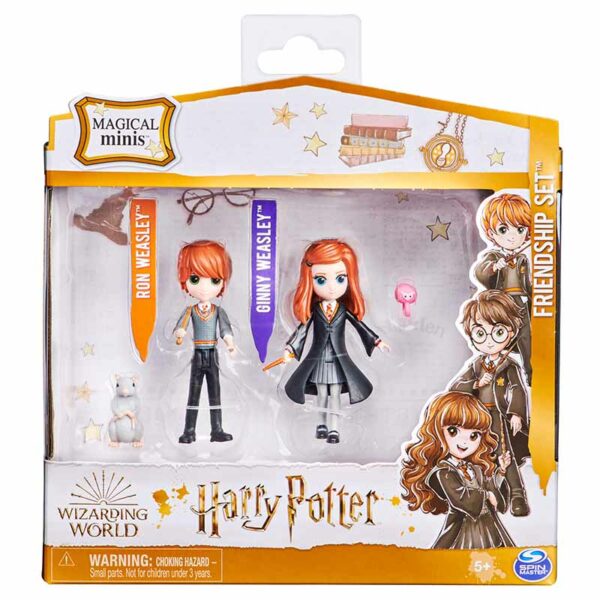 Wizarding World, Magical Minis Ron and Ginny Weasley Friendship Set, Ages 5+ packshot