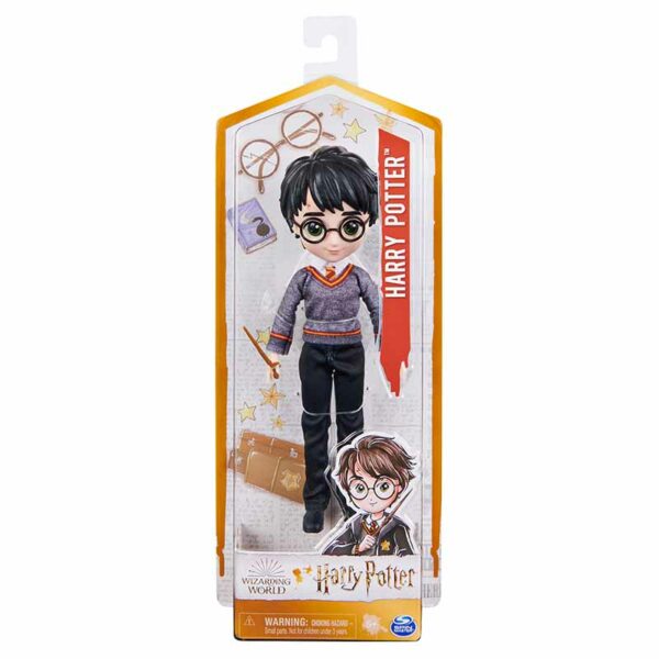 Wizarding World, Harry Potter Collectible 8" Doll in Hogwarts Gryffindor Uniform with Accessories, Ages 5+ packshot