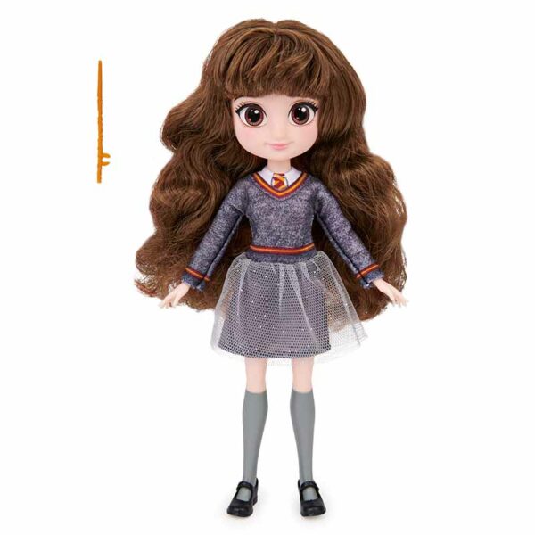 Wizarding World, Hermione Granger Collectible 8" Doll in Harry Potter Hogwarts Gryffindor Uniform, Ages 5+ contents