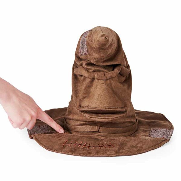 Wizarding World, Talking Sorting Hat with 15 Phrases, Ages 5+ button