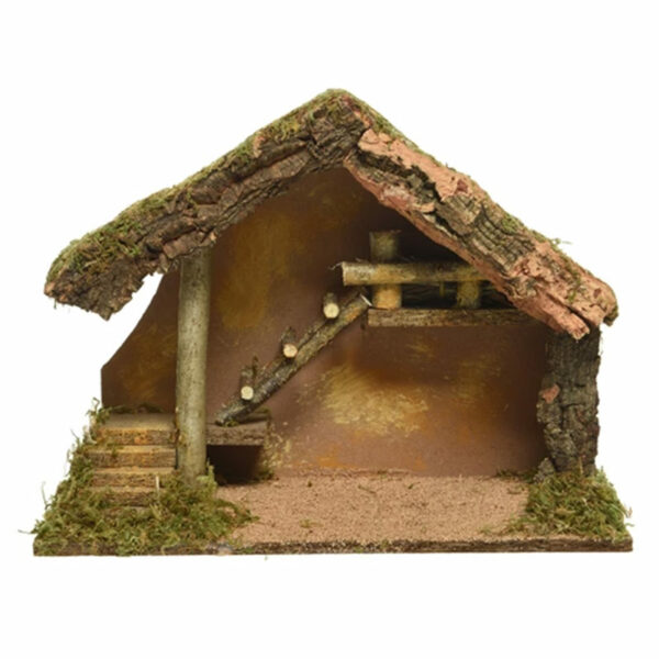 Christmas Wooden Nativity Stable