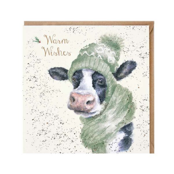 Wrendale Designs Moo-rry Christmas Card
