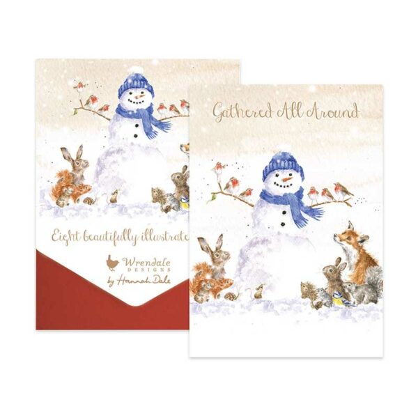Wrendale Designs Notecard Pack - Gathering All Around (Pack of 8)