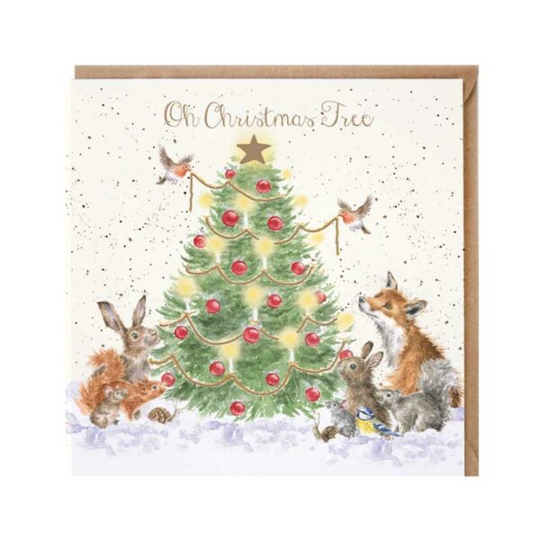Wrendale Designs Oh Christmas Tree Christmas Card