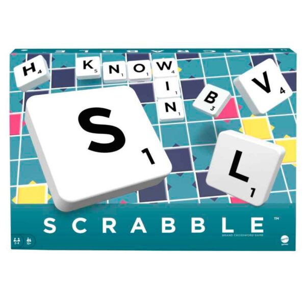 Scrabble Original Family Board Game close letters