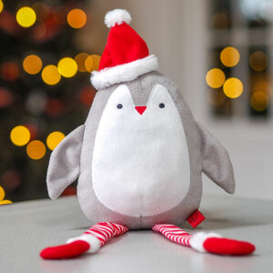 Zoon Crinkle-Squeak Puppa Penguin Dog Toy