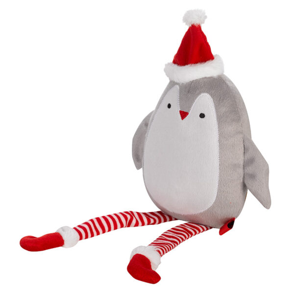 Zoon Crinkle-Squeak Puppa Penguin Dog Toy detail